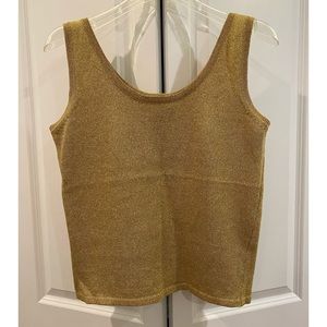 Gold Sparkly Tank